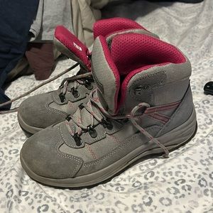 Women’s Garsport Gray & Pink Hiking Boots - 39 /8